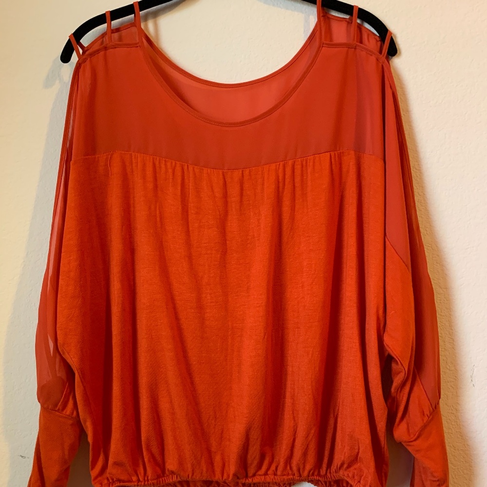 Pretty Orange blouse